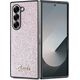 Guess Guess GUHCZFD6HGGSHP Z Fold6 F956 różowy/pink hardcase 4G Glitter Script