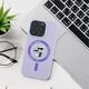 Karl Lagerfeld Karl Lagerfeld KLHMP15SSCMKCRHU iPhone 15 6.1" fioletowy/purple hardcase Silicone KC Heads Ring MagSafe