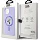 Karl Lagerfeld Karl Lagerfeld KLHMP15SSCMKCRHU iPhone 15 6.1" fioletowy/purple hardcase Silicone KC Heads Ring MagSafe