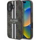 Guess Guess GUHMP16MP4RPSW iPhone 16 Plus 6.7" brązowy/brown hardcase 4G Printed Stripes MagSafe