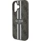 Guess Guess GUHMP16MP4RPSW iPhone 16 Plus 6.7" brązowy/brown hardcase 4G Printed Stripes MagSafe