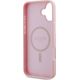Guess Guess GUHMP16MPGHSMMP iPhone 16 Plus 6.7" różowy/pink hardcase Grained Ring MagSafe