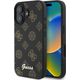 Guess Guess GUHMP16SPGPYSK iPhone 16 6.1" czarny/black hardcase Peony Script MagSafe