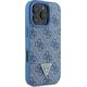 Guess Guess GUHCP16XP4TDSCPB iPhone 16 Pro Max 6.9" niebieski/blue hardcase Leather Metal Logo Strass Crossbody