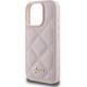 Guess Guess GUHCP16XPSQSQSP iPhone 16 Pro Max 6.9" różowy/pink hardcase Quilted Metal Logo