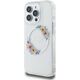 Guess Guess GUHMP16SHFWFCT iPhone 16 6.1" przeźroczysty/transparent hardcase IML Flowers Wreath MagSafe