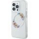 Guess Guess GUHMP16SHFWFCT iPhone 16 6.1" przeźroczysty/transparent hardcase IML Flowers Wreath MagSafe