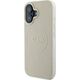 Guess Guess GUHMP16SPGHSMME iPhone 16 6.1" beżowy/beige hardcase Grained Ring MagSafe