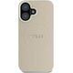 Guess Guess GUHMP16SPGHSMME iPhone 16 6.1" beżowy/beige hardcase Grained Ring MagSafe