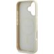 Guess Guess GUHMP16SPGHSMME iPhone 16 6.1" beżowy/beige hardcase Grained Ring MagSafe