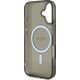 Guess Guess GUHMP16SHFGEREK iPhone 16 6.1" czarny/black hardcase IML Glitter Circle MagSafe