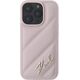 Karl Lagerfeld Karl Lagerfeld KLHCP16XPQDSMGP iPhone 16 Pro Max 6.9" różowy/pink hardcase Quilted Signature