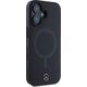 Mercedes Mercedes MEHMP16S23RCMK iPhone 16 6.1" czarny/black hardcase Plain Smooth Leather MagSafe