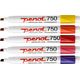 PILOT Penol 750, Μαύρο, Μπλε, Καφέ, Πράσινο, Ανοιχτό Μπλε, Πορτοκαλί, Ροζ, Μωβ, Κόκκινο, Κίτρινο, Λοξή μύτη, Πολύχρωμο, Πλαστικό, Μεσαίο, 2 mm