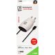 Φορτιστής 2GO 2GO Ladegerät 12W Lightning + 1x USB-A + Καλώδιο πιστοποιημένο MFI