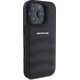 Mercedes AMG AMHCP16XGSEBK iPhone 16 Pro Max 6.9" czarny/black hardcase Leather Debossed Lines Black Logo