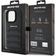 Mercedes AMG AMHCP16XGSEBK iPhone 16 Pro Max 6.9" czarny/black hardcase Leather Debossed Lines Black Logo