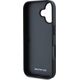 Mercedes AMG AMHCP16SGSEBK iPhone 16  6.1" czarny/black hardcase Leather Debossed Lines Black Logo