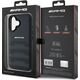 Mercedes AMG AMHCP16SGSEBK iPhone 16  6.1" czarny/black hardcase Leather Debossed Lines Black Logo