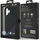 BMW BMW BMHMP16S23PUPDK iPhone 16 6.1" czarny/black hardcase M Perforated Tricolor Line MagSafe