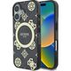 Guess Guess GUHMP16SH4PYEEK iPhone 16 6.1" czarny/black hardcase IML Peony On 4G Background MagSafe
