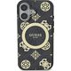 Guess Guess GUHMP16SH4PYEEK iPhone 16 6.1" czarny/black hardcase IML Peony On 4G Background MagSafe