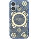 Guess Guess GUHMP16SH4PYEEB iPhone 16 6.1" niebieski/blue hardcase IML Peony On 4G Background MagSafe