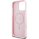 Guess Guess GUHMP16LPGHSMMP iPhone 16 Pro 6.3" różowy/pink hardcase Grained Ring MagSafe