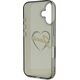 Guess Guess GUHCP16SHCHGSPK iPhone 16 6.1" czarny/black hardcase IML Heart