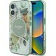Guess Guess GUHMP16SHFWBDCEN iPhone 16 6.1" zielony/green hardcase IML Flower & Tonal Circle MagSafe