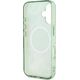Guess Guess GUHMP16SHFWBDCEN iPhone 16 6.1" zielony/green hardcase IML Flower & Tonal Circle MagSafe