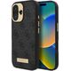 Guess Guess GUHMP16SU4GPRK iPhone 16 6.1" czarny/black hardcase 4G Logo Plate MagSafe