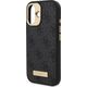 Guess Guess GUHMP16SU4GPRK iPhone 16 6.1" czarny/black hardcase 4G Logo Plate MagSafe