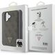 Guess Guess GUHCP16SP4TDSCPW iPhone 16 6.1" brązowy/brown hardcase Leather Metal Logo Strass Crossbody