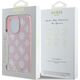 Guess Guess GUHMP16LPGPYSP iPhone 16 Pro 6.3" różowy/pink hardcase Peony Script Logo MagSafe
