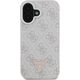Guess Guess GUHCP16SP4TDSCPP iPhone 16 6.1" różowy/pink hardcase Leather Metal Logo Strass Crossbody