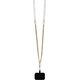 Guess Guess GUHCP16SP4TDSCPP iPhone 16 6.1" różowy/pink hardcase Leather Metal Logo Strass Crossbody