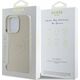 Guess Guess GUHMP16XPGHSMME iPhone 16 Pro Max 6.9" hardcase Grained Ring MagSafe beżowy