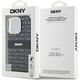 DKNY DKNY DKHMP16XHRHSEK iPhone 16 Pro Max 6.9" czarny/black hardcase Repeat Texture Pattern With Stripe