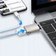 Adapter USB Joyroom Adapter Joyroom S-H151 USB-C (męski) / USB-A (żeński) z oczkiem na smycz - srebrny