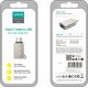 Adapter USB Joyroom Adapter Joyroom S-H151 USB-C (męski) / USB-A (żeński) z oczkiem na smycz - srebrny