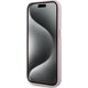 Karl Lagerfeld Karl Lagerfeld KLHMP15LPGMSRPP iPhone 15  Pro 6.1" różowy/pink hardcase FW Metal Plate MagSafe