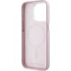 Karl Lagerfeld Karl Lagerfeld KLHMP15LPGMSRPP iPhone 15  Pro 6.1" różowy/pink hardcase FW Metal Plate MagSafe