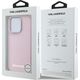 Karl Lagerfeld Karl Lagerfeld KLHMP15LPGMSRPP iPhone 15  Pro 6.1" różowy/pink hardcase FW Metal Plate MagSafe