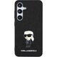 Karl Lagerfeld Karl Lagerfeld KLHCSA55GKNPSK A55 A556 czarny/black hardcase Fixed Glitter Ikonik Logo Metal Pin