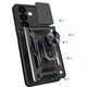 Hurtel Etui Hybrid Armor Camshield do Samsung Galaxy S24+ pancerne z osłoną na aparat - czarne