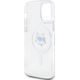 Karl Lagerfeld Karl Lagerfeld KLHMP12MHLSCHH iPhone 12   / 12 Pro 6.1" biały/white hardcase IML Metal Choupette Head MagSafe