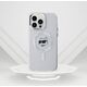Karl Lagerfeld Karl Lagerfeld KLHMP13XHLSCHH iPhone 13   Pro Max 6.7" biały/white hardcase IML Metal Choupette Head MagSafe