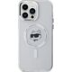 Karl Lagerfeld Karl Lagerfeld KLHMP13XHLSCHH iPhone 13   Pro Max 6.7" biały/white hardcase IML Metal Choupette Head MagSafe