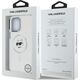 Karl Lagerfeld Karl Lagerfeld KLHMP13XHLSCHH iPhone 13   Pro Max 6.7" biały/white hardcase IML Metal Choupette Head MagSafe